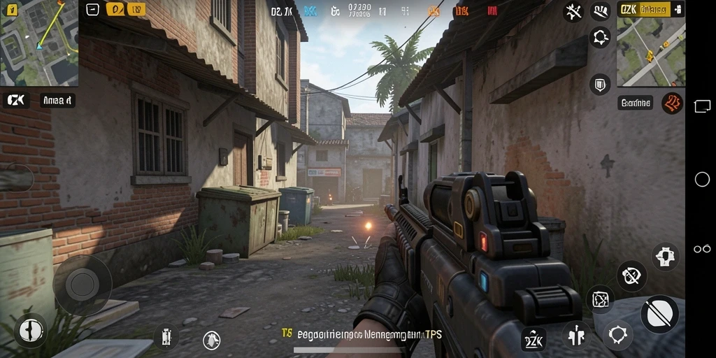 Tampilan gameplay menegangkan saat bertempur di 9ZK.