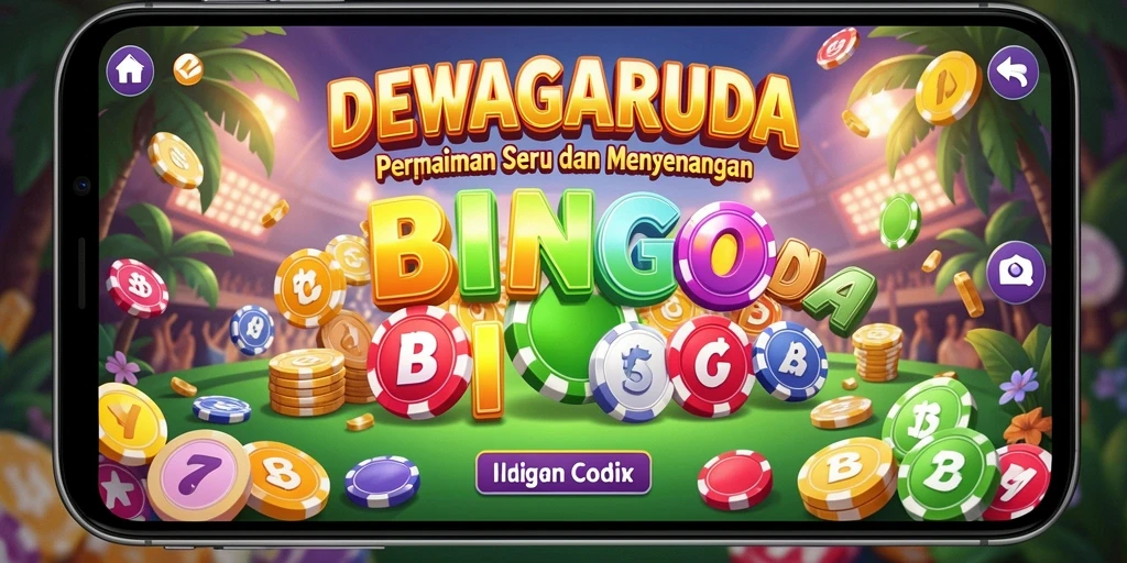 Tampilan menarik saat bermain Bingo di DEWAGARUDA.