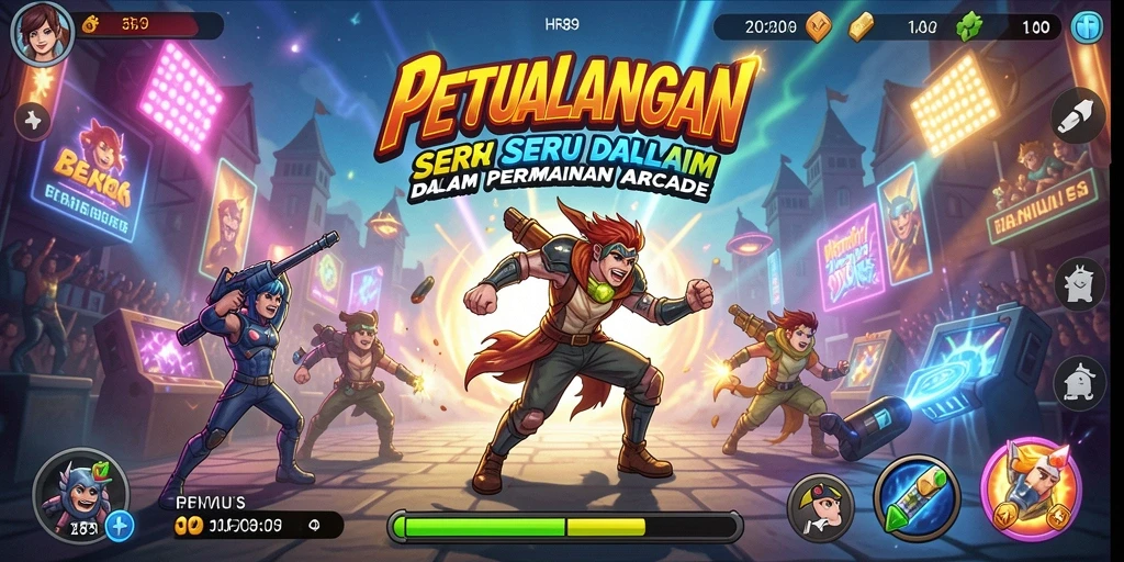 Tampilan gameplay seru dan penuh aksi dari HR89.
