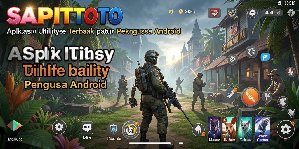 Screenshot SAPITOTO menampilkan antarmuka aplikasi Utility yang intuitif dan mudah digunakan.