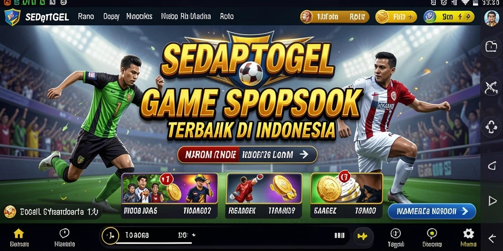 Tampilan gameplay menarik di SEDAPTOGEL saat bertaruh olahraga.